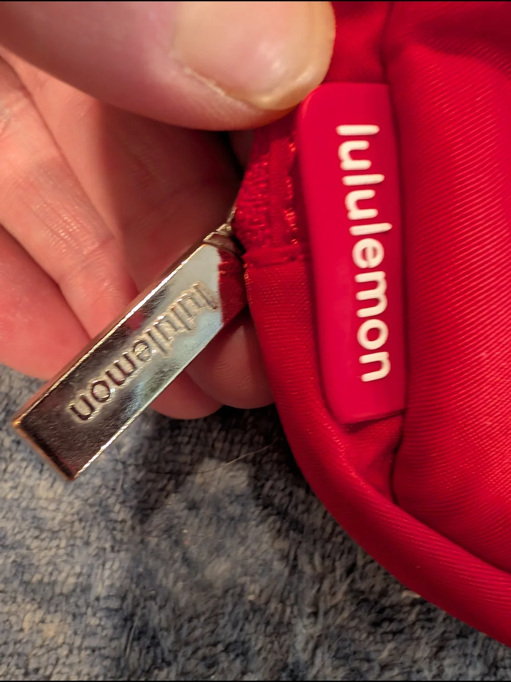 lululemon bright red Belt Bag with Mesh Interior - Picture 4 of 7
